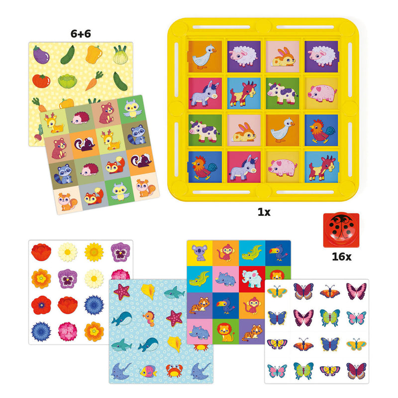 Load image into Gallery viewer, Quercetti educatief spel fantamemo lieveheersbeestje mozaïek.
