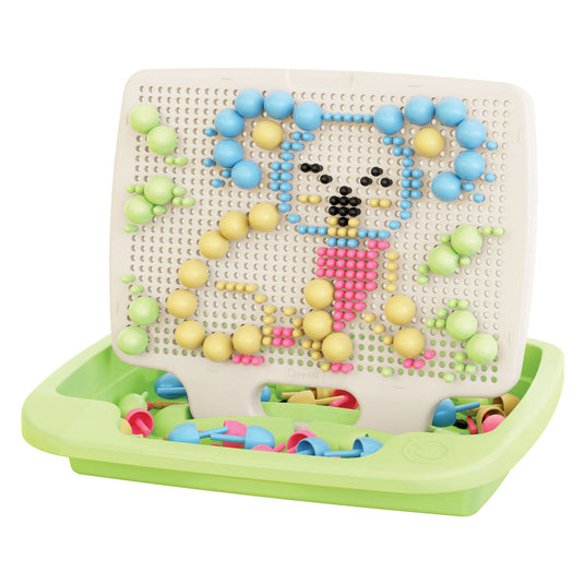 Quercetti fantacolor play eco insteek mozaïek, 310dlg.