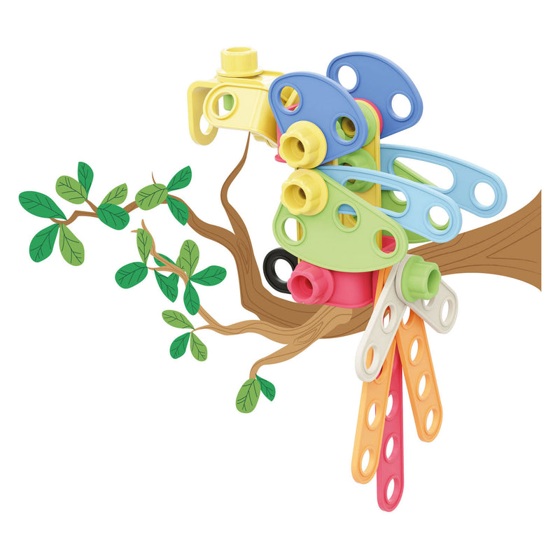 Load image into Gallery viewer, Quercetti tecno play eco constructie bouwset, 52dlg.
