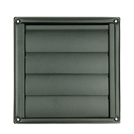 Renson 1068946 - inbouw dampkaprooster 633 inox zwart (dia 125) | 2 stuks