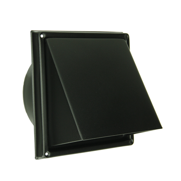Load image into Gallery viewer, Renson 1066436 - zwart inox dampkaprooster type 641 ø100mm, opbouw | 2 stuks
