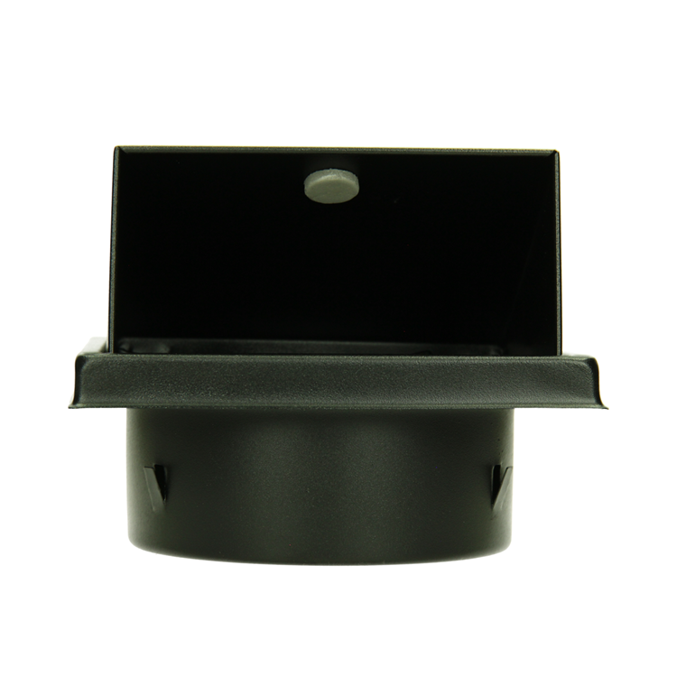 Load image into Gallery viewer, Renson 1066436 - zwart inox dampkaprooster type 641 ø100mm, opbouw | 2 stuks
