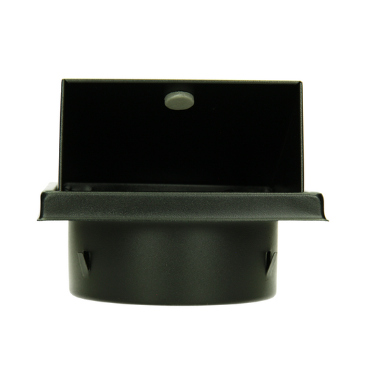 Renson 1066438 - zwart inox dampkaprooster type 641 ø150mm, opbouw | 2 stuks