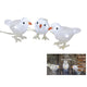Svenska living vogels acryl 15cm x3 warmled ip44