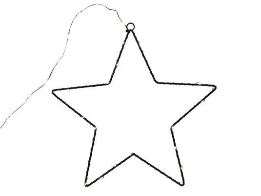 Svenska living ster metaal 50 led 40cm warm-wit