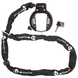 M-wave ringchain frame lock with chain