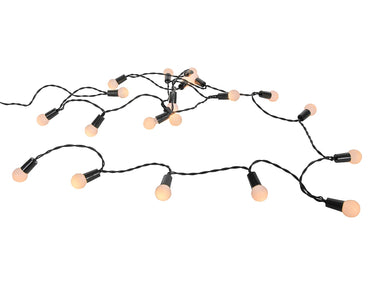 Svenska living bolverlichting 20 led warm-wit op batterij met timer 2 meter