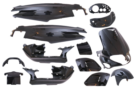 Edge plaatset 15-delig voor gilera runner tot bouwjaar 08-2005 - metallic zwart
