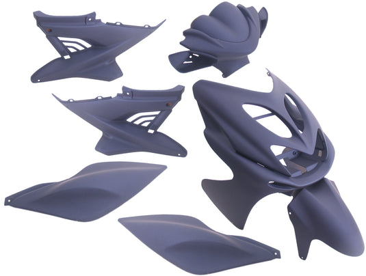 Edge plaatset 9-delig voor yamaha aerox tot bouwjaar 2014 - mat donkerblauw