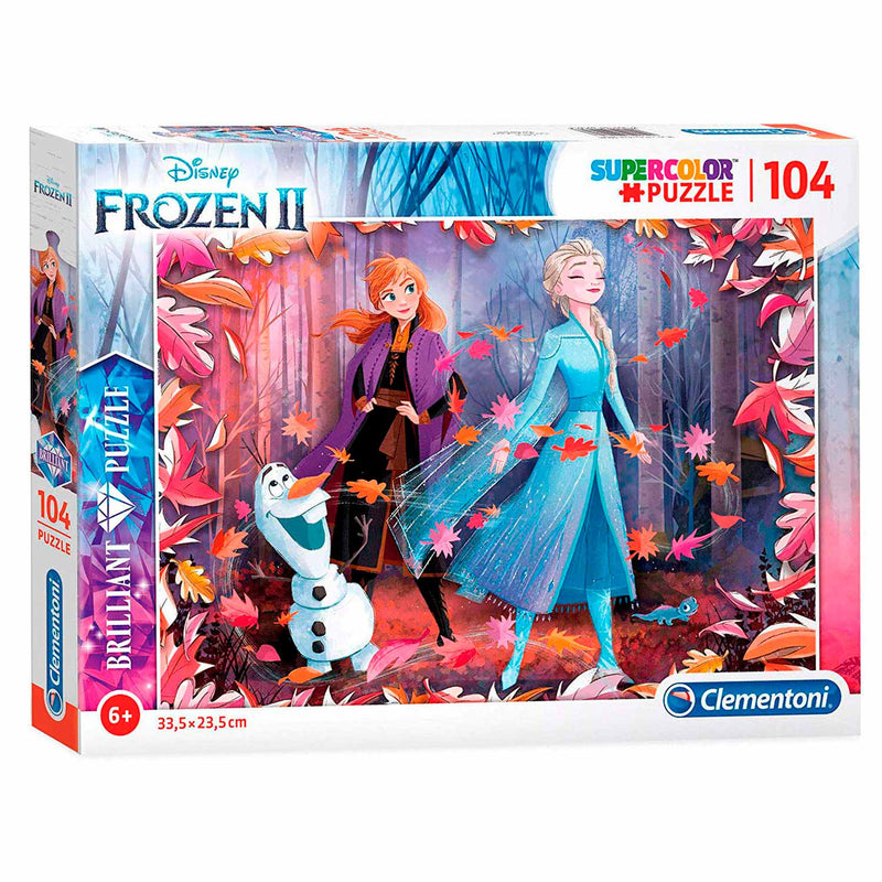 Load image into Gallery viewer, Clementoni Brilliant Puzzel Frozen 2, 104st.
