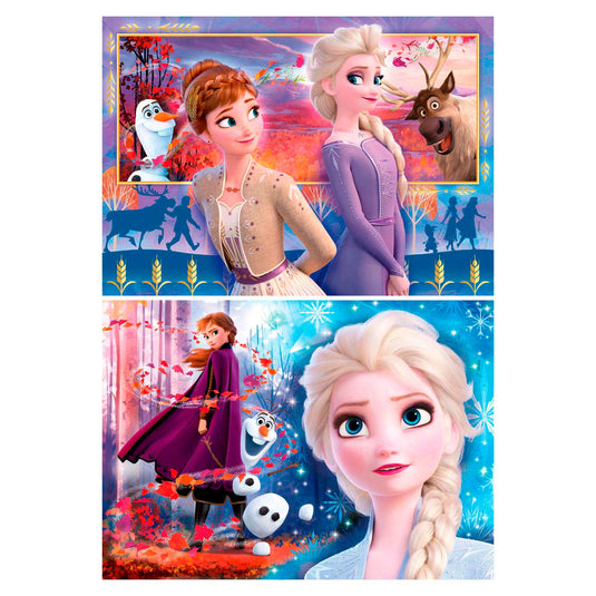 Disney clementoni puzzel frozen 2, 2x60st.