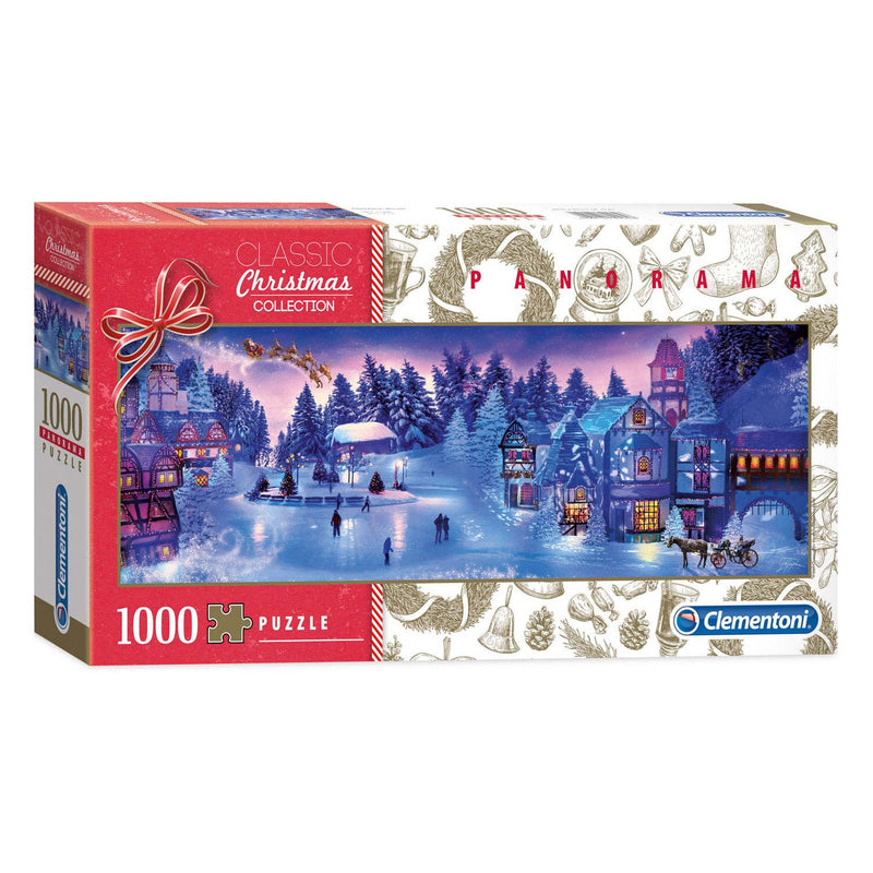 Load image into Gallery viewer, Clementoni Panorama Puzzel Kerst, 1000st.
