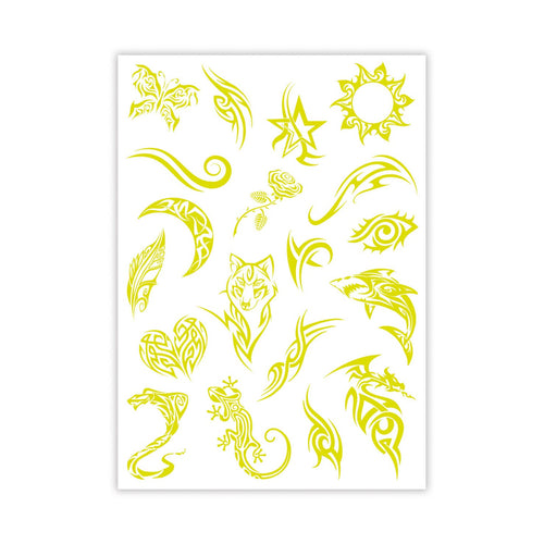 Clementoni crazy chic - urban tattoos glow in the dark