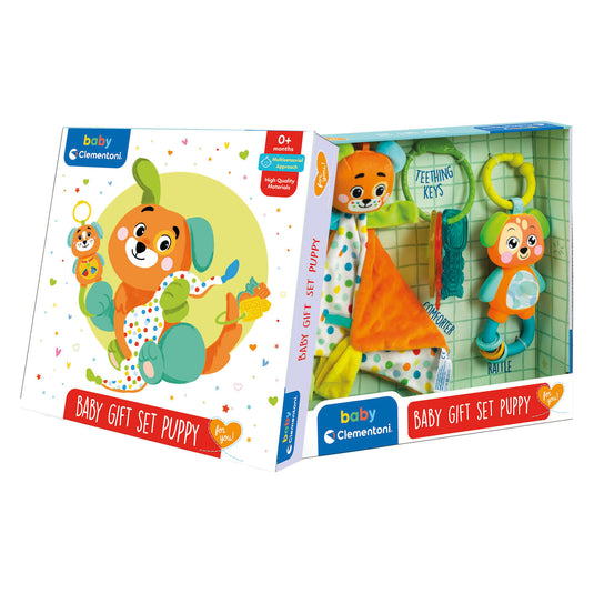 Clementoni baby pluche gift set - puppy
