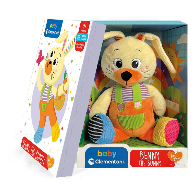 Load image into Gallery viewer, Clementoni Baby Pluchen Knuffel Benny het Konijn
