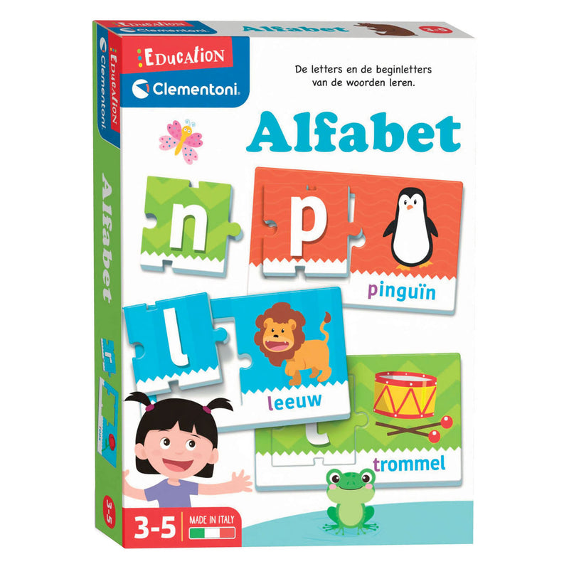 Load image into Gallery viewer, Clementoni alphabet puzzel karton
