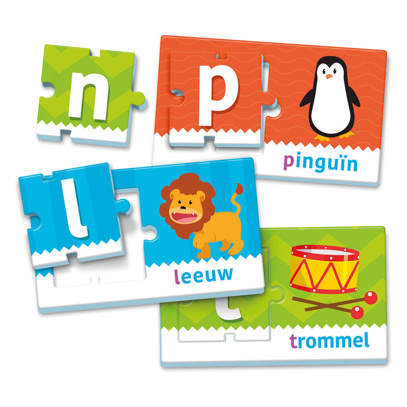 Load image into Gallery viewer, Clementoni alphabet puzzel karton

