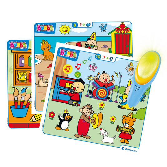 Clementoni education - bumba mijn eerste quiz - educatief speelgoed 2-4 jaar - interactieve pen