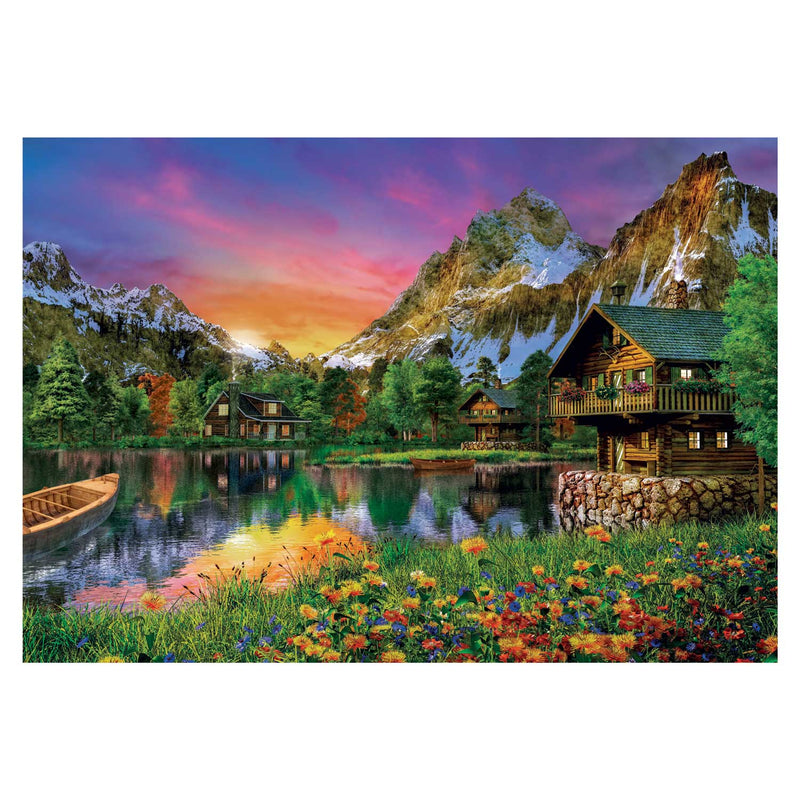 Load image into Gallery viewer, Clementoni puzzel alpine lake, 6000st.
