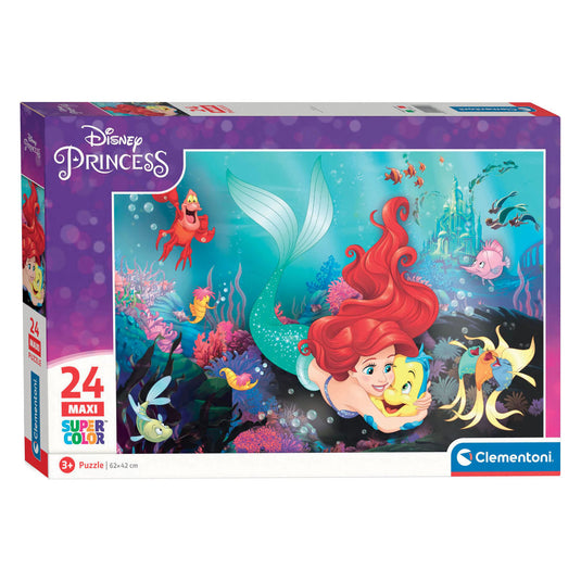 Clementoni maxi legpuzzel disney little mermaid, 24st.