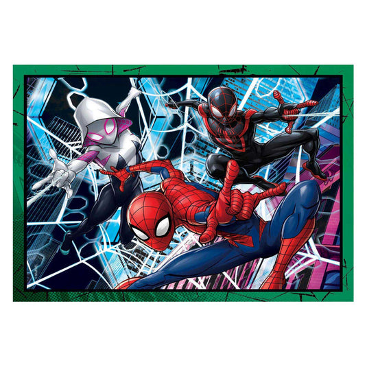 Clementoni puzzels marvel spiderman, 4in1