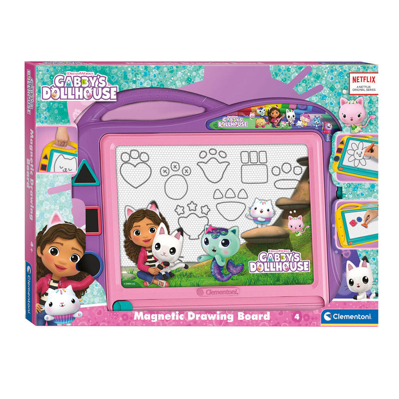 Load image into Gallery viewer, Clementoni gabby’s poppenhuis - magnetisch tekenbord - het creatieve cadeautje - vanaf 4 jaar
