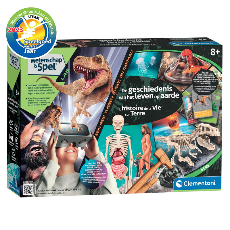 Load image into Gallery viewer, Clementoni wetenschap en spel - geschiedenis van leven op aarde
