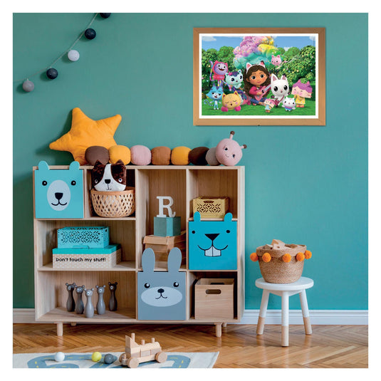 Clementoni supercolor puzzel gabbys dollhouse 24 maxi stukjes