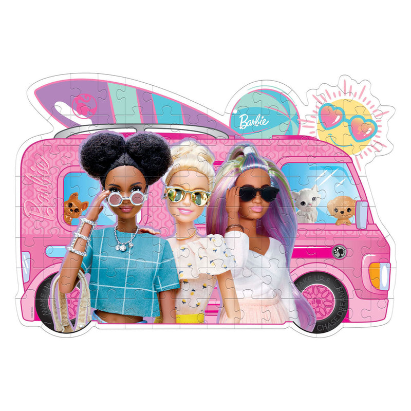 Load image into Gallery viewer, Clementoni legpuzzel super color - barbie surfbus,104st.
