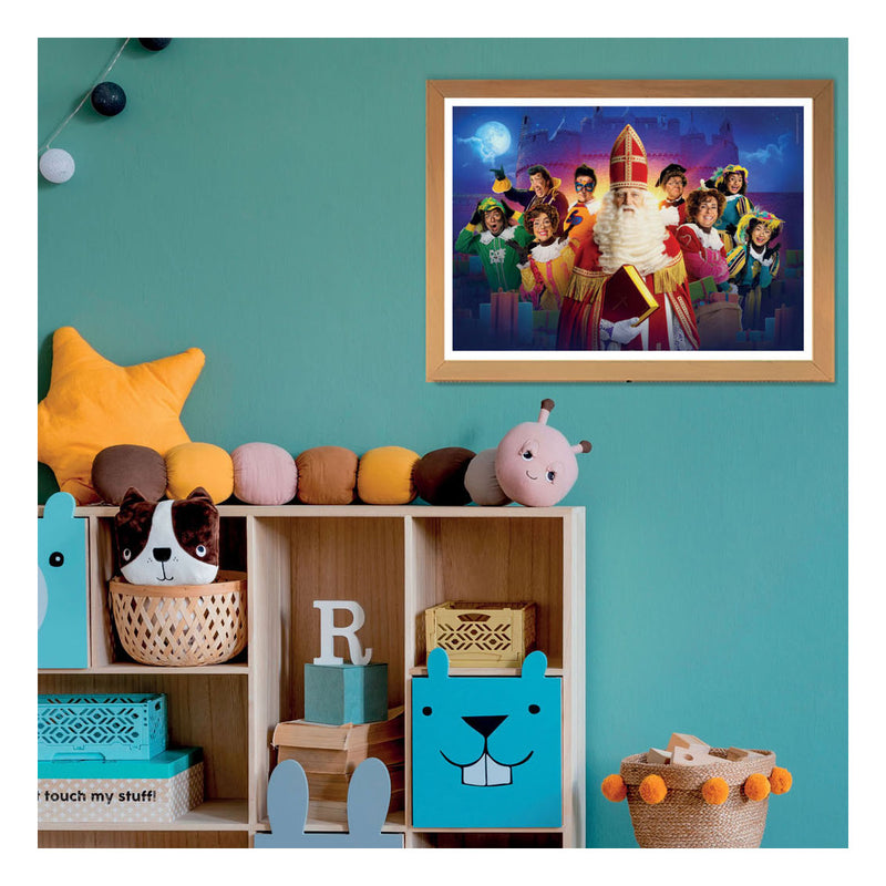 Load image into Gallery viewer, Clementoni legpuzzel super color - club van sinterklaas, 60st.

