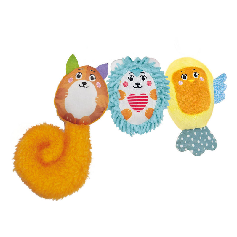 Load image into Gallery viewer, Clementoni baby stoffen kinderwagenspiraal wasbeer
