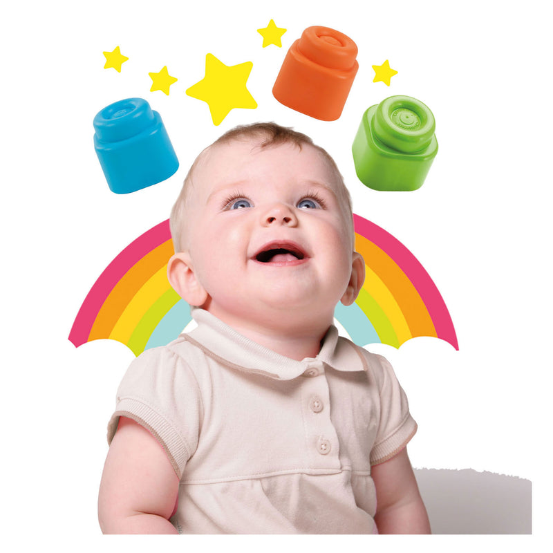 Load image into Gallery viewer, Clementoni baby soft clemmy blokken met opbergtas - 40dlg.
