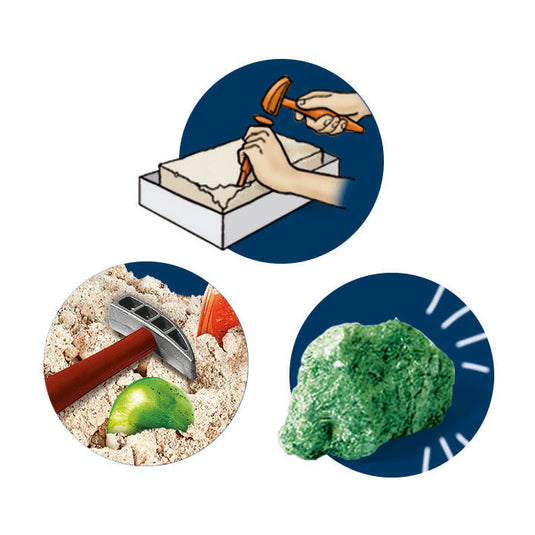 Clementoni wetenschap en spel - op zoek naar stenen en mineralen