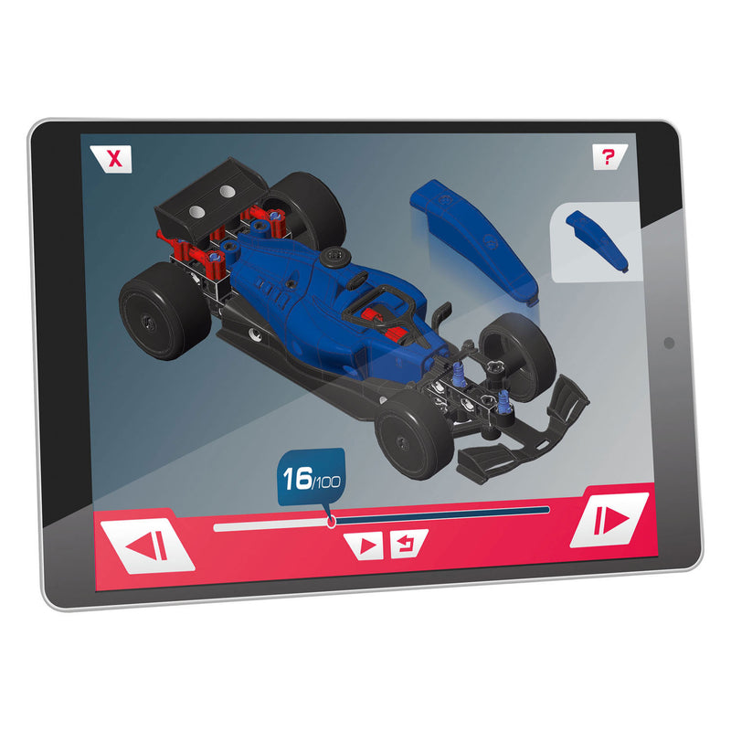 Afbeelding laden in galerijviewer, Clementoni wetenschap en spel - mechanics raceauto of go kart 2in1 bouwset - 100+dlg.

