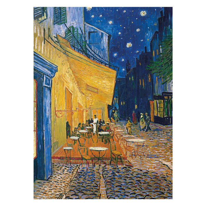 Load image into Gallery viewer, Clementoni legpuzzel van gogh cafe terrace at night, 1000st.

