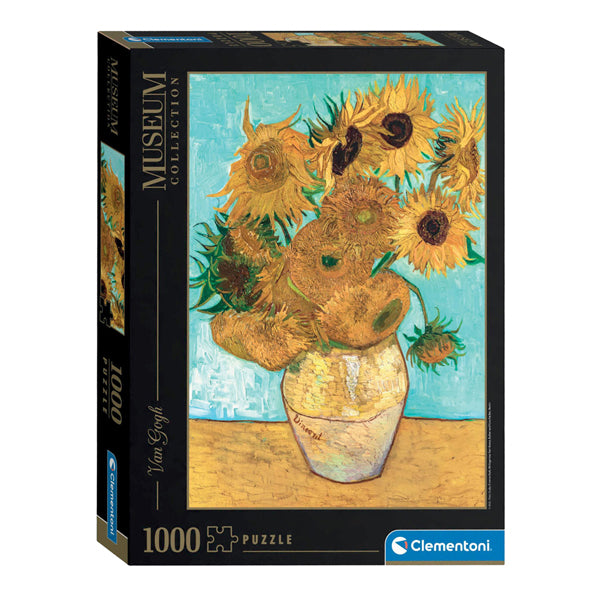 Load image into Gallery viewer, Clementoni legpuzzel van gogh sunflowers, 1000st.
