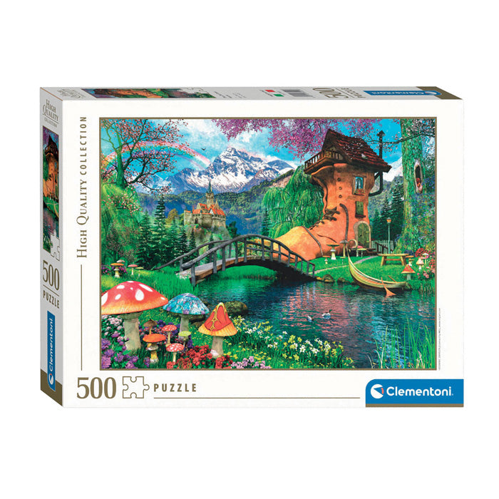 Load image into Gallery viewer, Clementoni legpuzzel the old shoe house, 500st.

