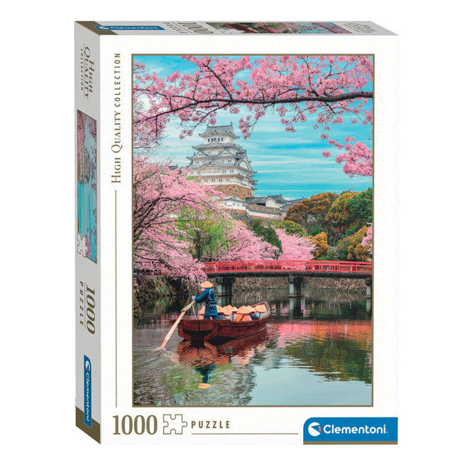 Load image into Gallery viewer, Clementoni legpuzzel himeji castle in spring, 1000st.
