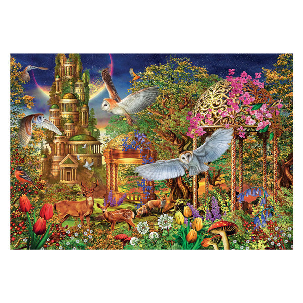 Load image into Gallery viewer, Clementoni legpuzzel woodland fantasy garden, 1500st.
