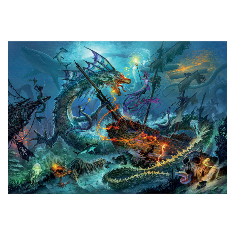 Load image into Gallery viewer, Clementoni legpuzzel the underwater battle, 3000st.
