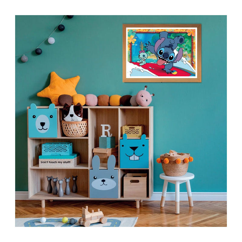 Load image into Gallery viewer, Clementoni legpuzzel super color disney stitch, 2x20st.
