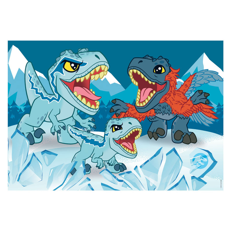 Load image into Gallery viewer, Clementoni legpuzzel super color jurassic world, 2x20st.
