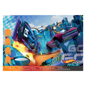 Clementoni legpuzzel super color hot wheels, 2x60st.