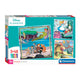 Disney clementoni legpuzzel super color vierkant classics, 3x48st.