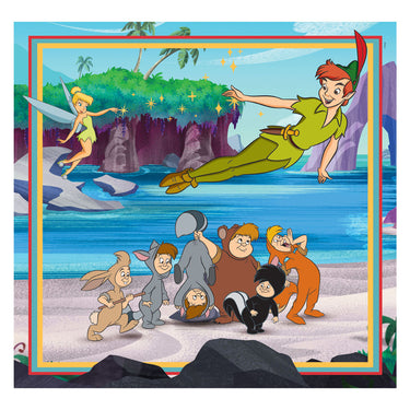 Clementoni legpuzzel super color vierkant disney classics, 3x48st.