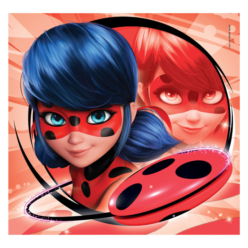 Load image into Gallery viewer, Clementoni Legpuzzel Super Color Vierkant Miraculous, 3x48st.
