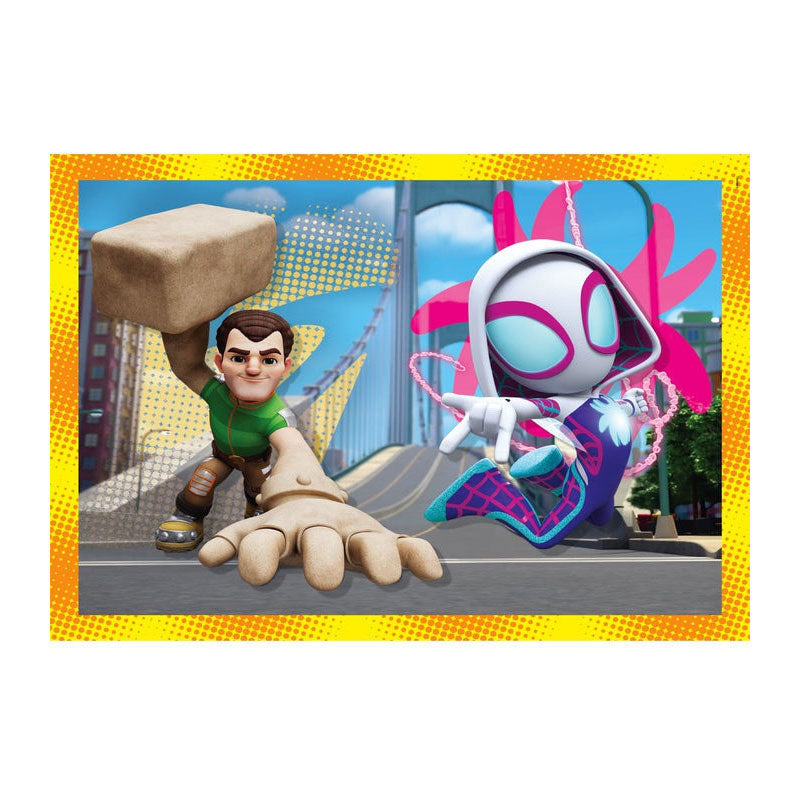 Load image into Gallery viewer, Clementoni legpuzzel 4in1 spidey and his amazing friends
