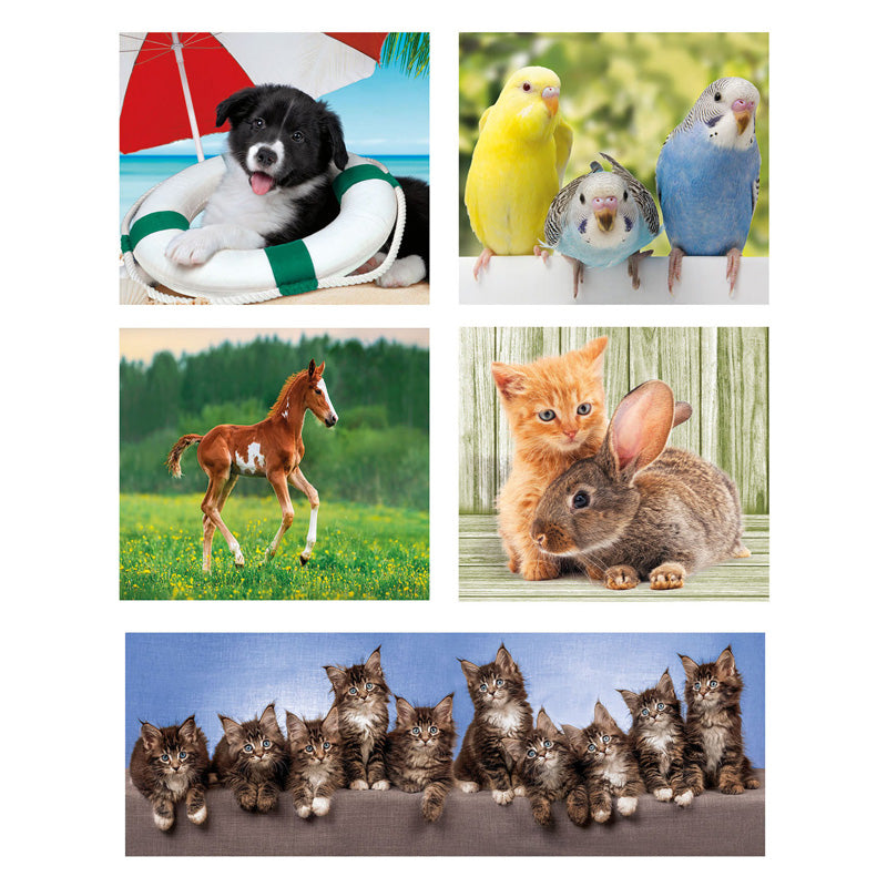 Load image into Gallery viewer, Clementoni legpuzzel super color 10in1 animal friends

