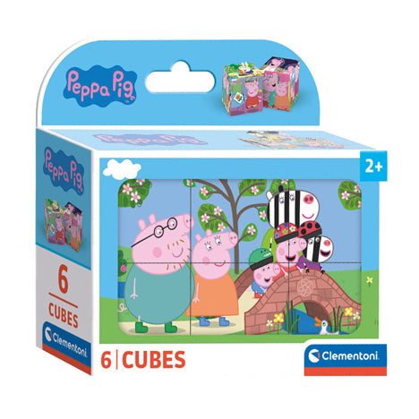 Load image into Gallery viewer, Clementoni blokpuzzel peppa pig, 6st.
