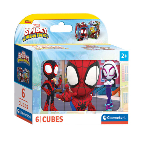 Load image into Gallery viewer, Clementoni blokpuzzel spidey and his amazing friends, 6st.
